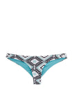 Reversible Turquoise / Print|